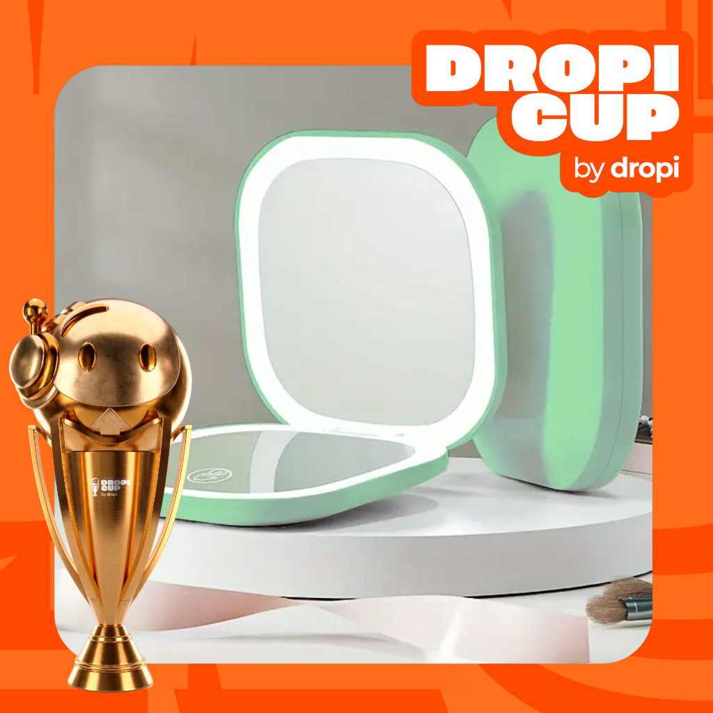 DROPI CUP-MINI ESPEJO CON LUZ LED